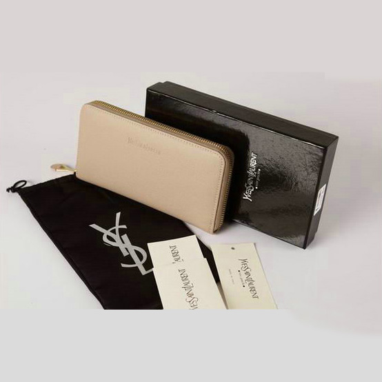 241153 Yves Saint Laurent Zippy Wallet 241153 Albicocca